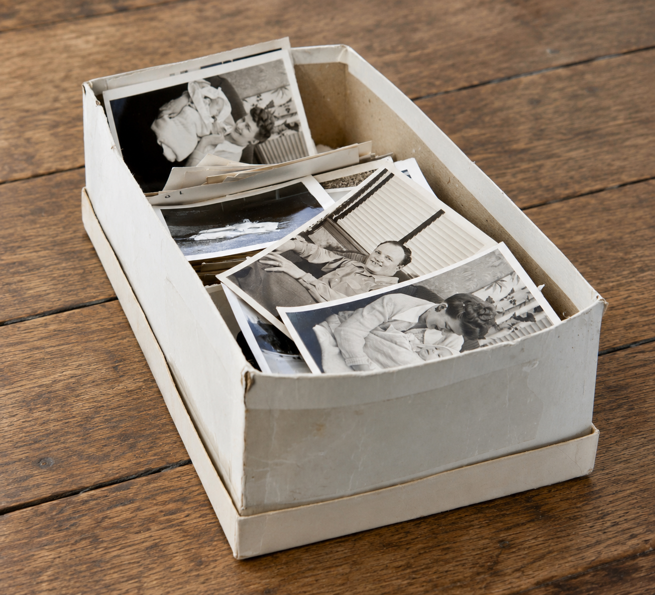 Gamle familiefotos